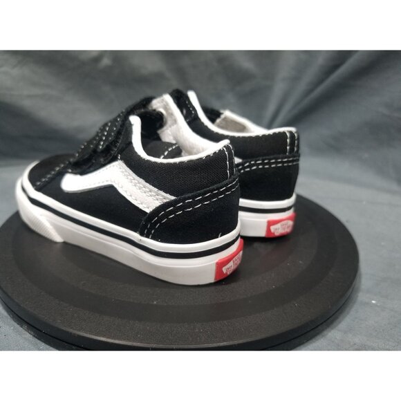 Vans Old Skool Toddler Sneakers Black White Size 6 NEW IN BOX! - Picture 10 of 13